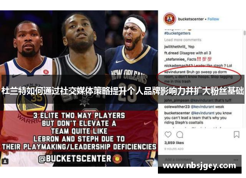 杜兰特如何通过社交媒体策略提升个人品牌影响力并扩大粉丝基础